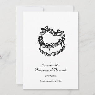 Reserva La Fecha Whimsical Cake Wedding Save the Date