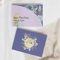 Whimsical Moon Purple Boda