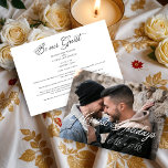 Reserva La Fecha White Modern Mr & Mr Happiest Holidays Christmas<br><div class="desc">White Modern Mr & Mr Happiest Holidays Christmas Couple Wedding Save the Date Card with Envelope as a Holidays Card. IMPORTANT NOTICE: This design is part of a collection and has other coordinated elements that you can find in my store. Sometimes it can be difficult to aesthetically align and put...</div>