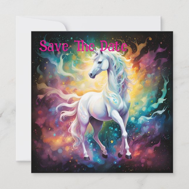 Reserva La Fecha White Wonder: El unicornio blanco espectral (Anverso)