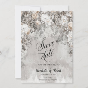 Reserva La Fecha Winter Wonderland Flowers Forest Salva La Fecha