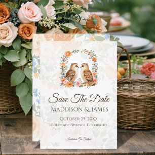 Reserva La Fecha Woodland Owl Boda