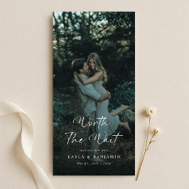 Reserva La Fecha Worth the Wait | Delayed Wedding Elegant Photo