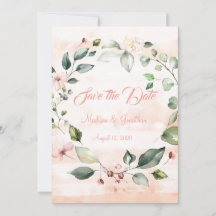 Wreath de escritura floral rosa de bonito