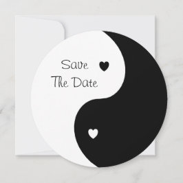 Reserva La Fecha Yin Yang Heart Save The Date Boda