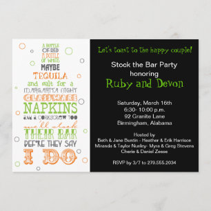 Reserva la invitación de la fiesta de la rima de b