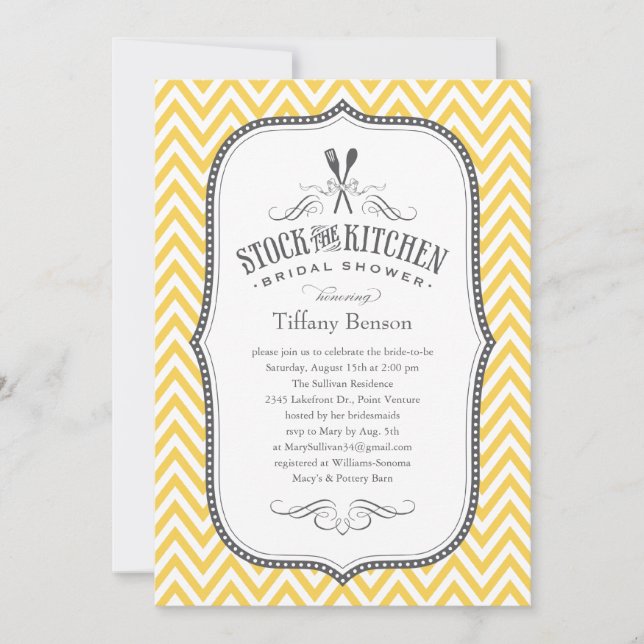 Reserva las invitaciones a la ducha de novia en la (Anverso)