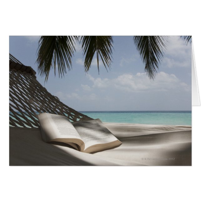 Reserva una hamaca bajo la palmera (Anverso (Horizontal))