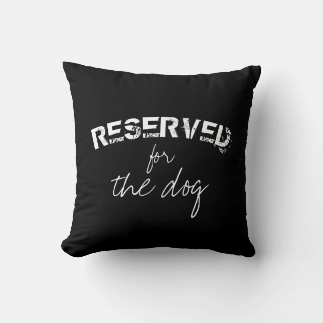 reservada para la almohada de la cita del perro al (Anverso)