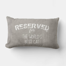 reservado para el gato cita almohada gris angustia