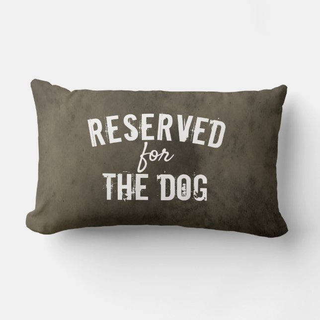 reservado para la almohada de la cita del perro gr (Anverso)