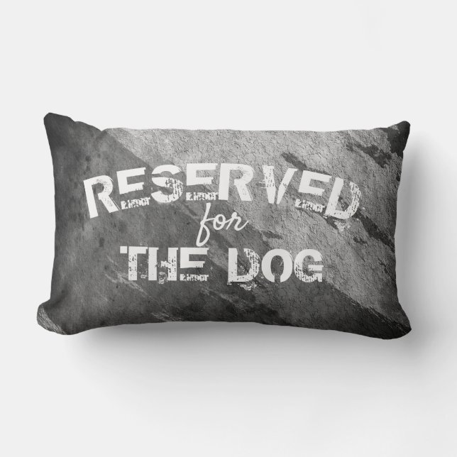 reservado para la almohada de la cita del perro gr (Anverso)