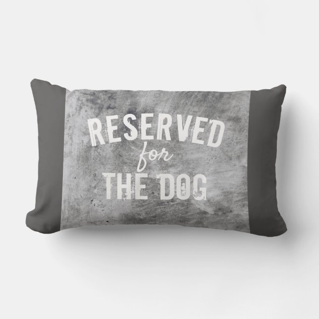 reservado para la almohada de la cita del perro gr (Anverso)