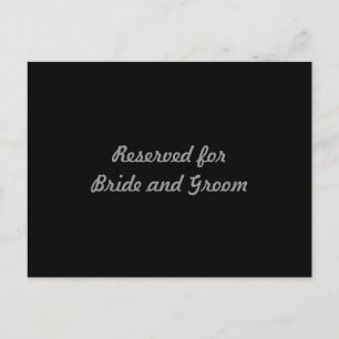Reservado para tarjeta de novia y de novio