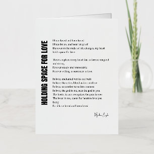 Reservar espacio para poema de amor