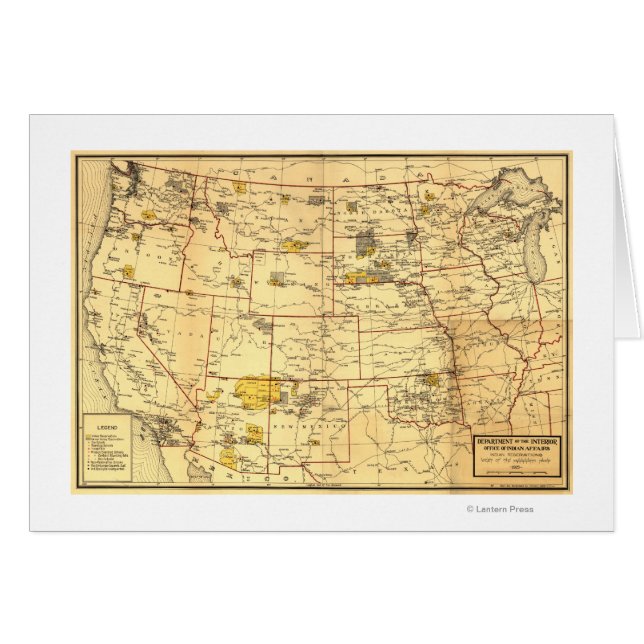 Reservas indias al oeste del Misisipi (Anverso (Horizontal))