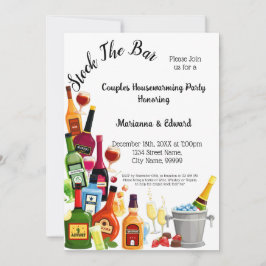 Reserve la Invitación del Fiesta de Bar Couples