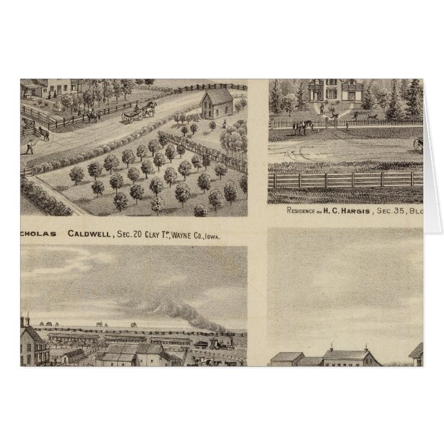 Residencias de Caldwell, Fox, Hargis y Hurd (Anverso (Horizontal))