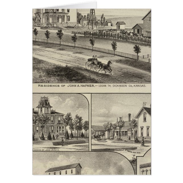 Residencias del Condado de Dickinson en Kansas (Frente)