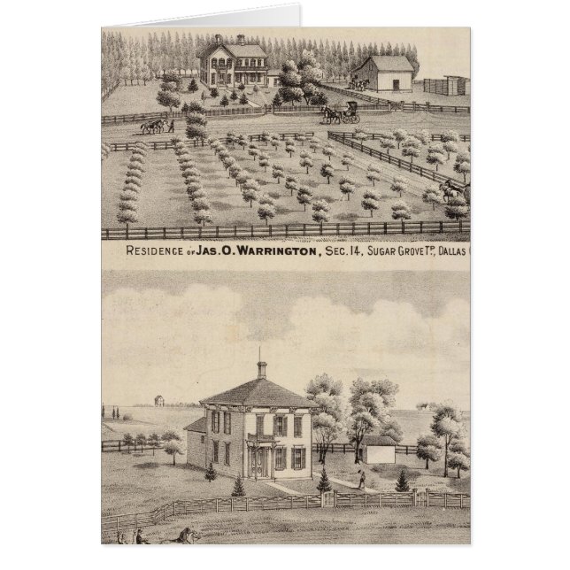 Residencias y granja de Warrington (Frente)
