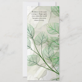 Resiliencia y tarjeta de valor