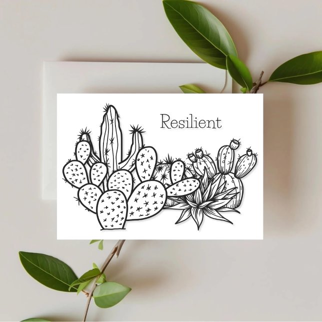 Resiliente – Tarjeta de Ánimo Desert Ink (Subido por el creador)