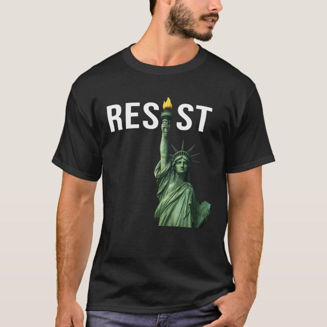 RESIST: Camiseta de la Estatua de la Libertad (Anverso)