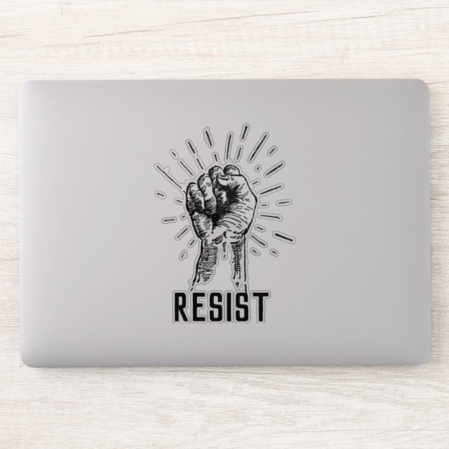 Resist Fist Pegatina (Ordenador)