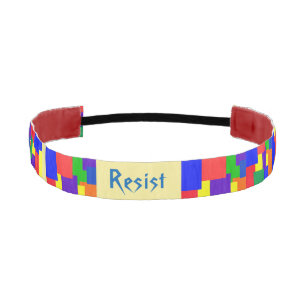 Resista de la banda de cabeza del arco iris Quilt