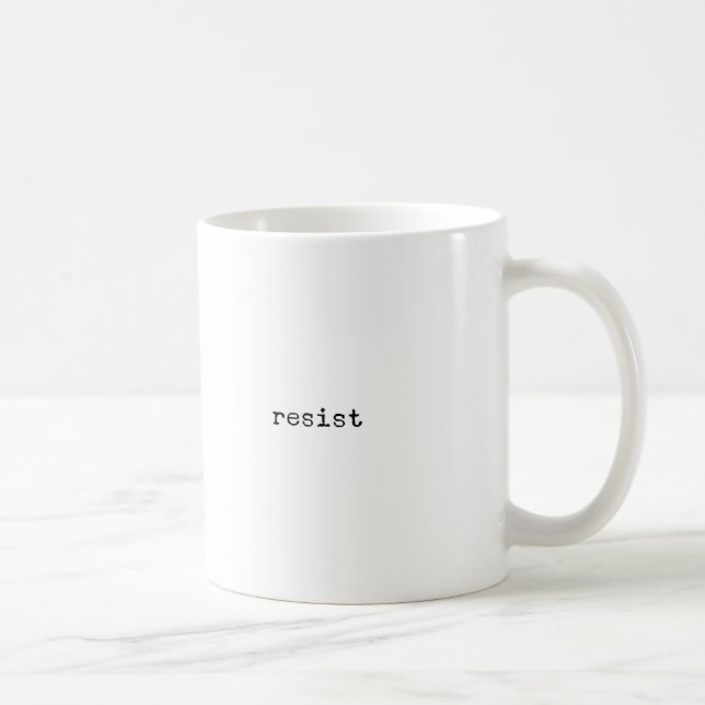 Resista la taza de café inspiradora de la novedad (Derecha)