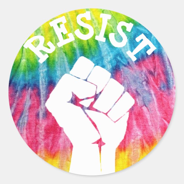 Resistir a los Pegatinas políticos contra Donald T (Anverso)
