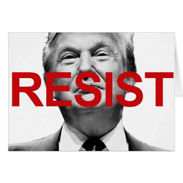 Resistir a Trump (Anverso (Horizontal))