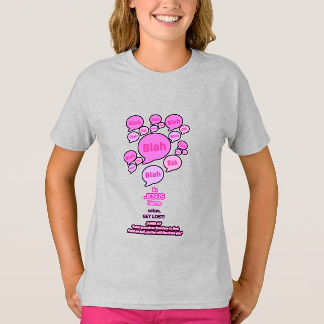 Resistir al diablo - rosado - camiseta del Chica (Anverso)
