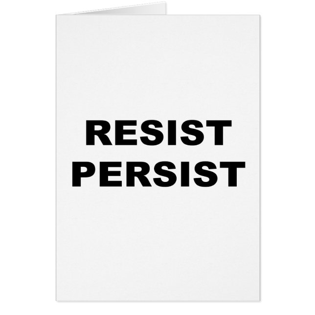 RESISTIR PERSISTIR (Frente)