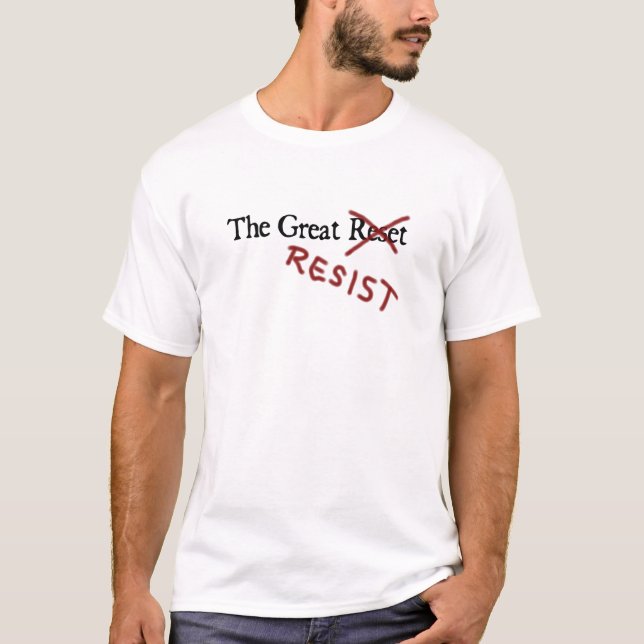 Resistir reiniciar camiseta (Anverso)