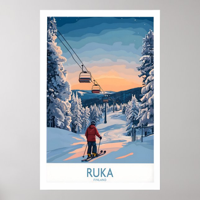 Resort de esquí de Finlandia Arte 1 (Frente)