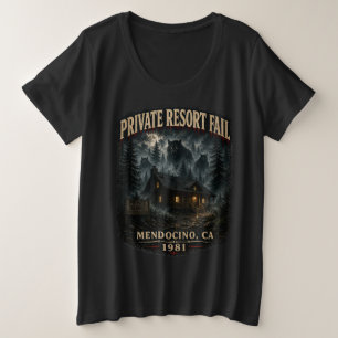 Resort Privado Fracaso Talla Grande para Mujer Osc