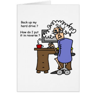 Respaldo de la impulsión dura chistoso