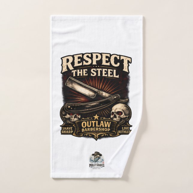 Respect the Steel Straight Towel (Toalla de mano)