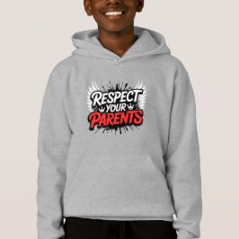 Respeta a tus Padres — Sudadera con Capucha para N