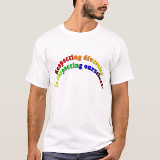 Respetando la camiseta de la diversidad