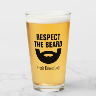 Respetar el divertido regalo de cerveza de barba p