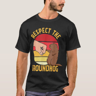 Respetar la camisa del marmota Divertido marmota D