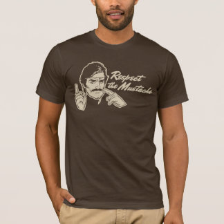 Respetar la camiseta de Mustache