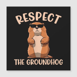 Respetar la marmota - Día de la marmota de la marm