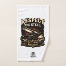 Respetar la toalla recta de acero
