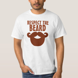 RESPETAR LAS Camisetas BEARD Funny Mens