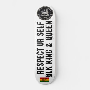 RESPETAR USTED MISMO BLK KING /QUEEN Skateboard