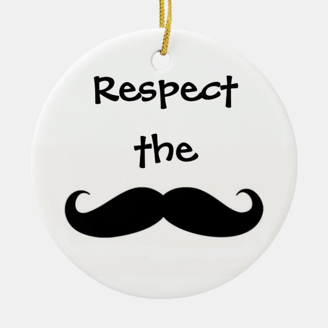 Respete el ornamento del bigote (Frente)