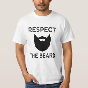 Respete la camisa para hombre divertida de la